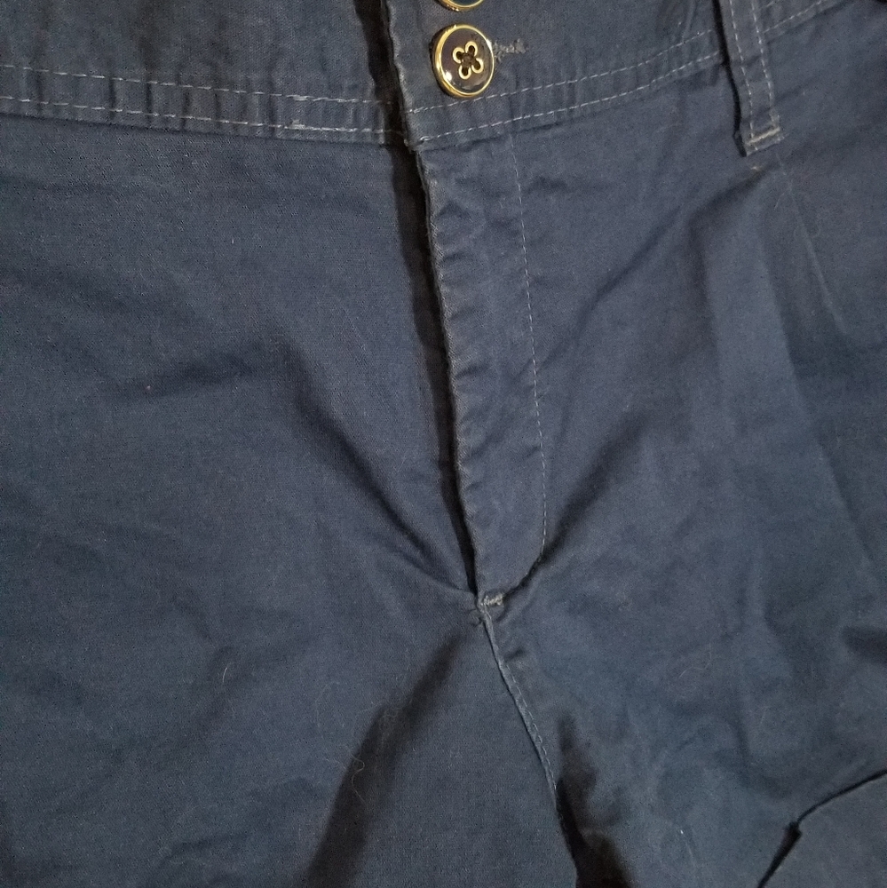 Banana Republic Blue Cuffed Shorts - Picture 5 of 8